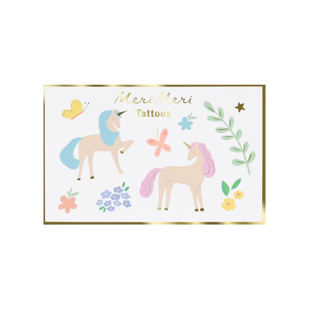 Meri MeriMeri Meri - Unicorn Geçici Dövmeler - 20 Adet287556