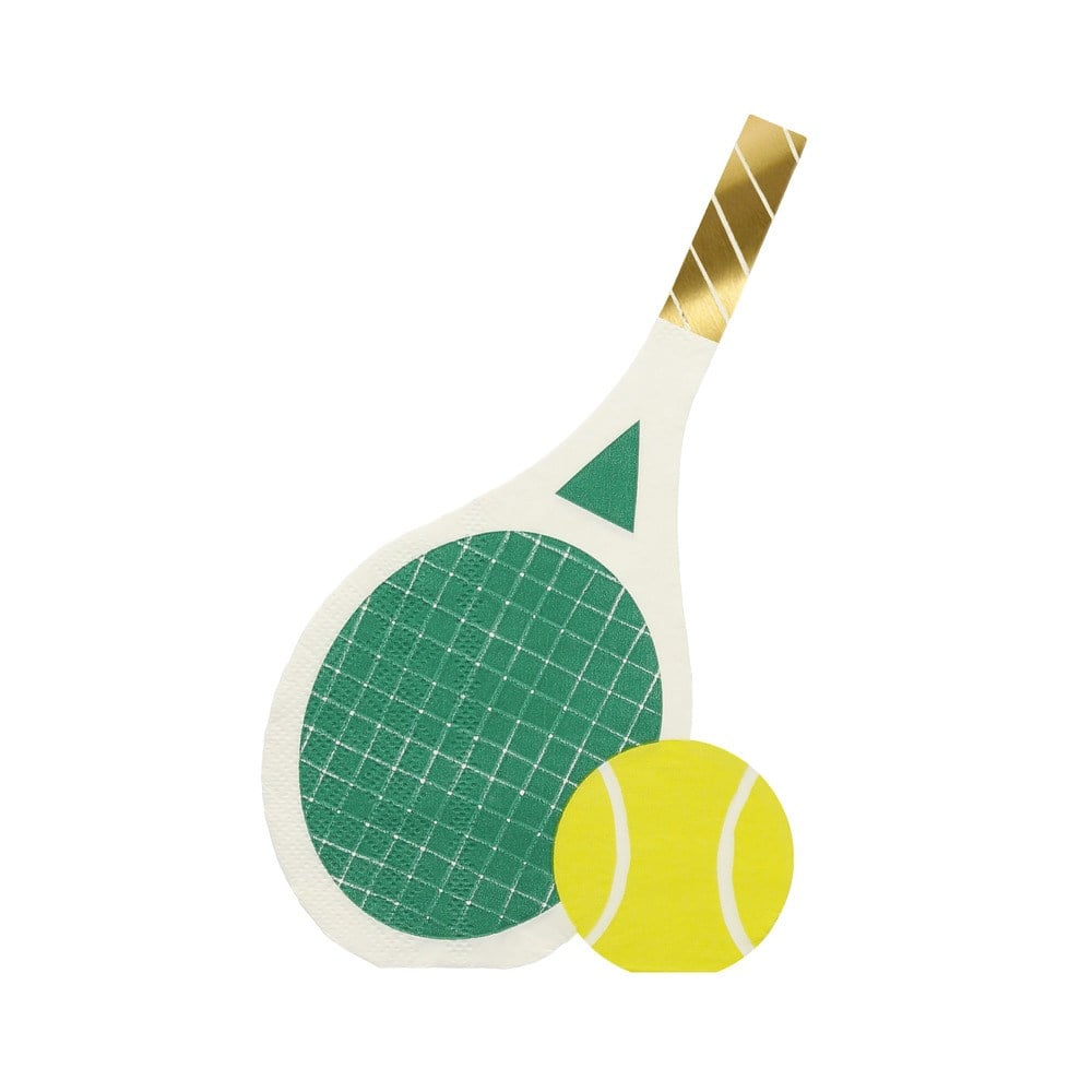 Meri Meri - Tennis Napkins - Tenis Peçeteler - 16'lı Peçeteler