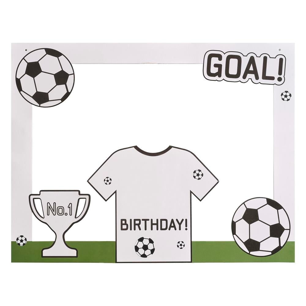 Ginger Ray - Photobooth Frame Customisable Football - Futbol Fotoğraf Çerçevesi Spor