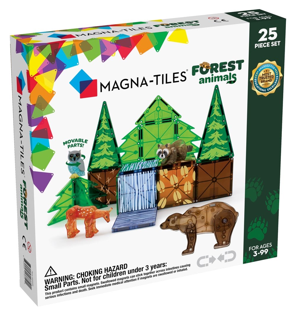 Magna-Tiles - Orman Hayvanları Seti 25 Parça STEM - Eğitici Setler