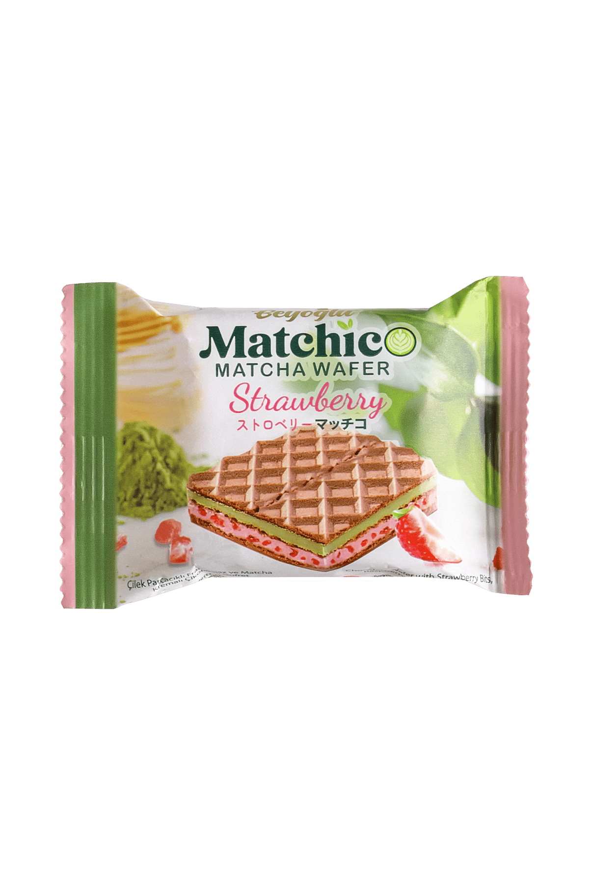 En lezzetli matcha çaylı ve çilek kremalı kare gofretler için doğru adrestesiniz! Beyoğlu Çikolata'nın eşsiz ürünleriyle tatlı keyfinizi şimdi çıkarın.Beyoğlu Matchico Çilek Parçacıklı Frambuaz Ve Matcha Kremalı Çikolatalı Gofret*12 Adet