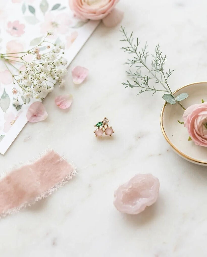Pink Kiraz Tragus