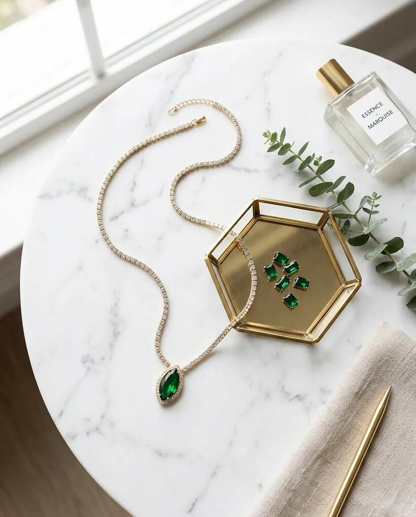 Zirkon  Green Kolye
