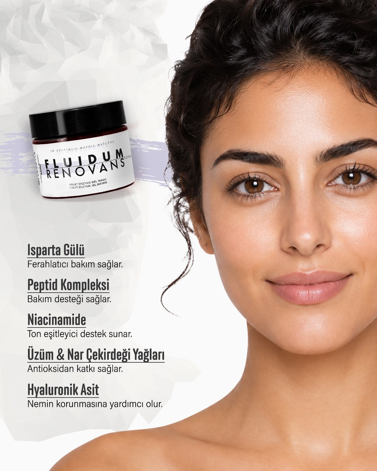 ENZİM DESTEKLİ YENİLEYİCİ JEL MASKE