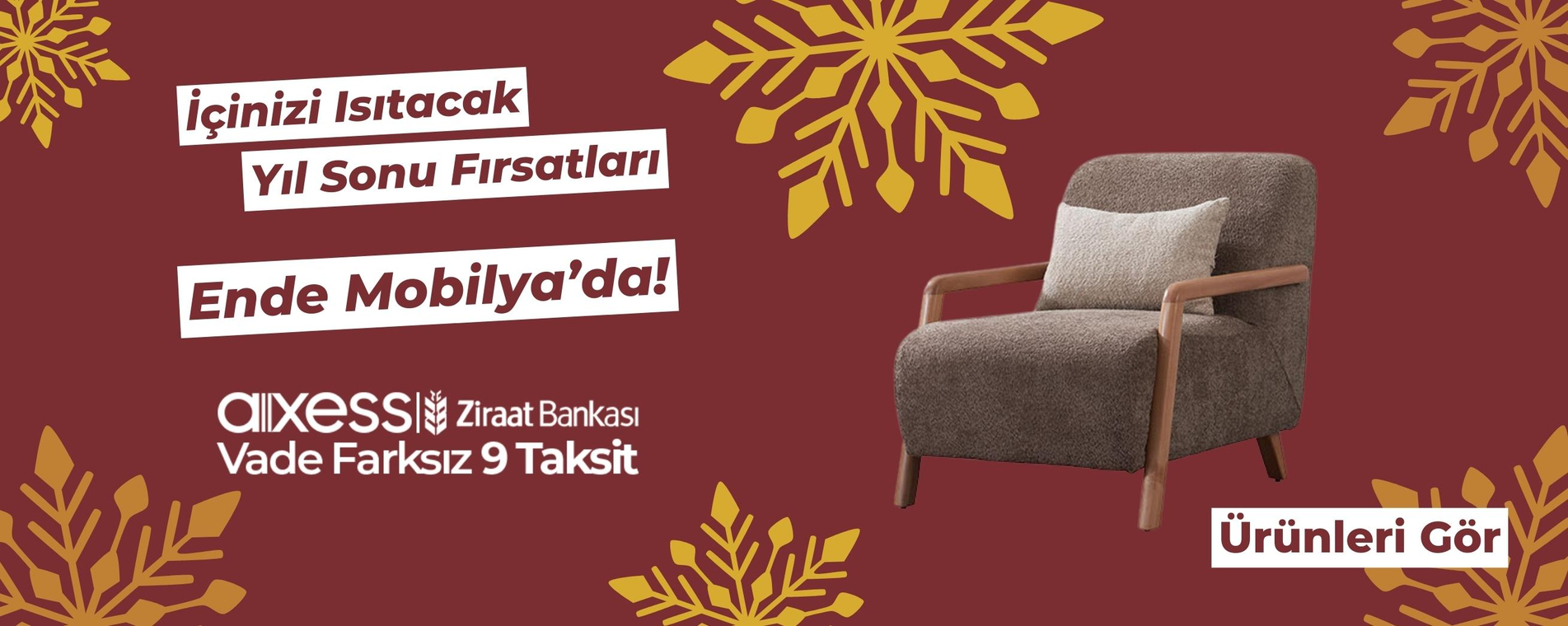 ende mobilya yıl sonu indirimleri kampanyası