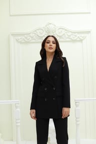 Kruvaze Takım- Siyah