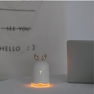 Kuru Ortamı Nemlendiren Geyikli Led Işıklı Hava Nemlendirici Buhar Makinesi Lovely Humidifier 