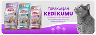 topaklanan kedi kumu