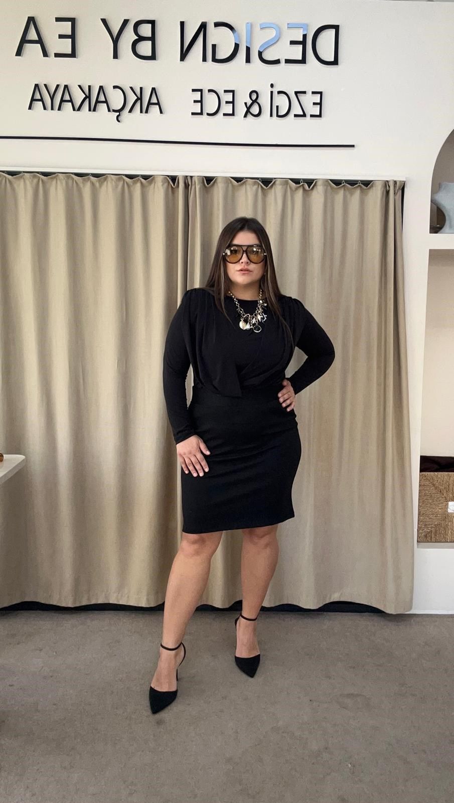 ANK001 Siyah Çelik Kalem Etek