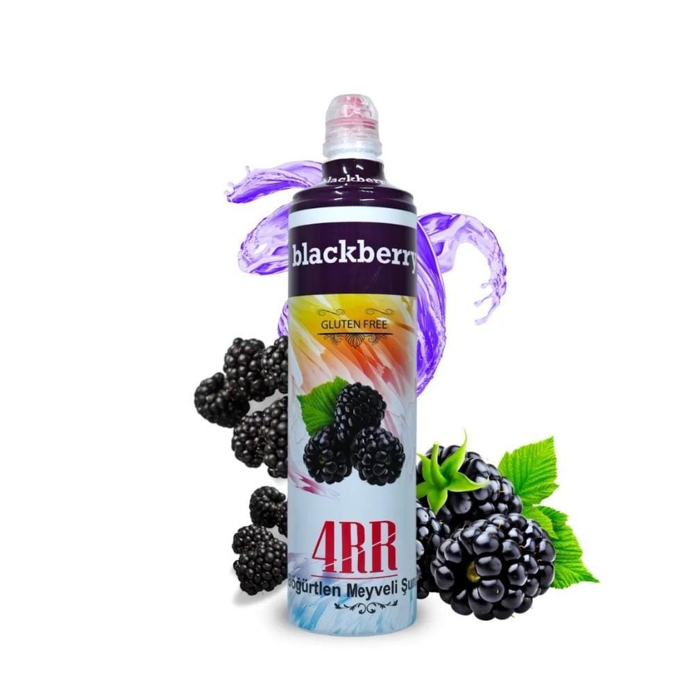 4RR Böğürtlen Meyve Püresi – Doğal, Katkısız, Yoğun Aromalı, 750 ml