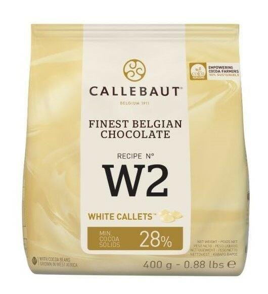 Callebaut W2 Beyaz Drop Çikolata 400 Gr