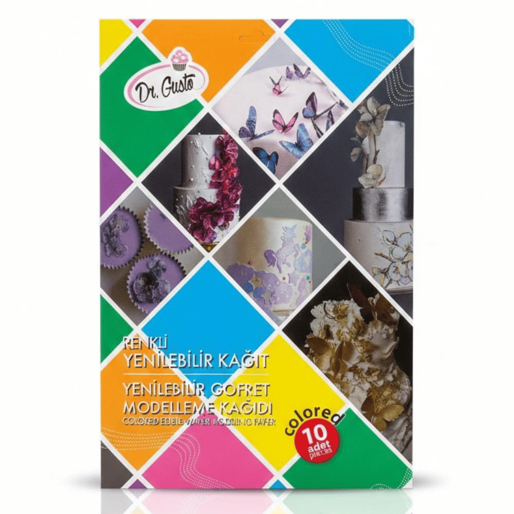 ÇİÇEK MODELLEME RENKLİ (10LU) - 03 WAFER PAPER 