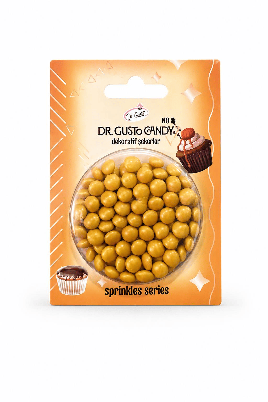 Dr. GustoDr. Gusto Altın Bonbon Draje Pasta Süsleme Şekeri