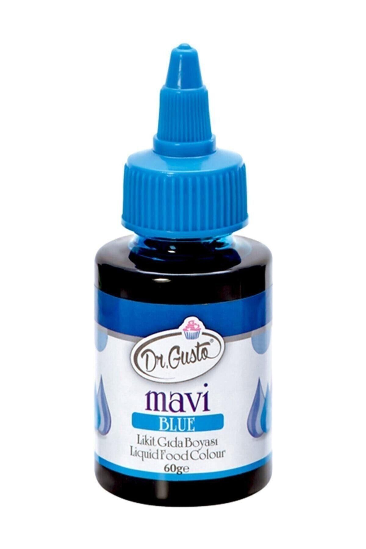 Dr.Gusto Su Bazlı Sıvı Gıda Boyası 60gr - Mavi