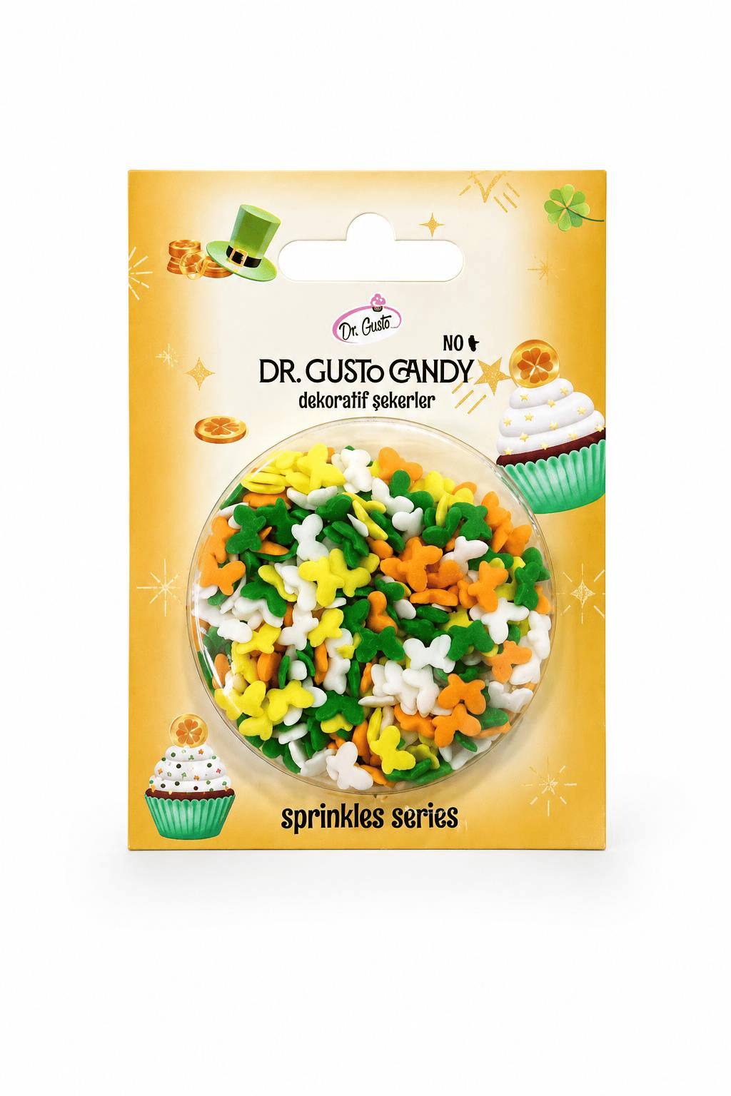 Dr. GustoDr. Gusto Karışık Renkli Kelebek Pasta Süsleme Şekeri