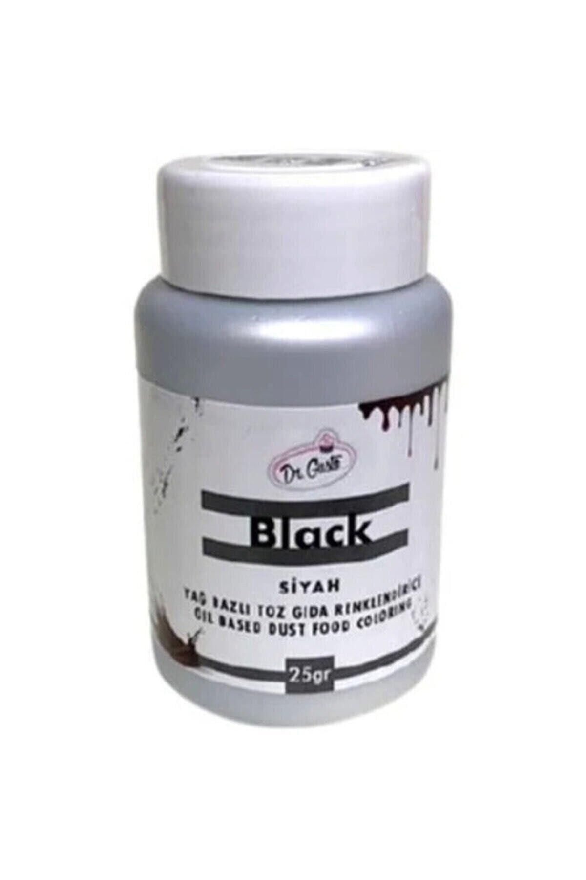 Dr Gusto Siyah Yağ Bazlı Toz Gıda Boyası 25 Gr
