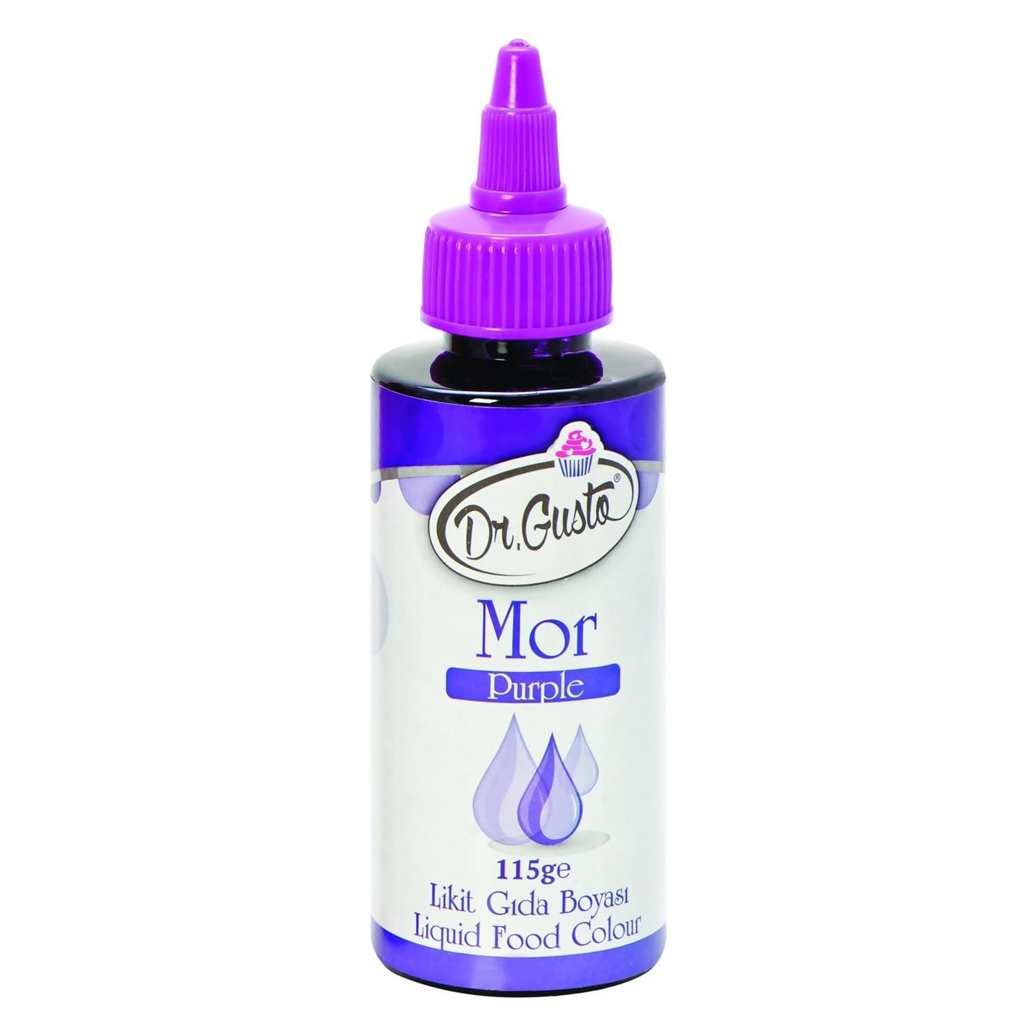 Dr Gusto Su Bazlı Mor Likit (Sıvı) Boya 115 ml