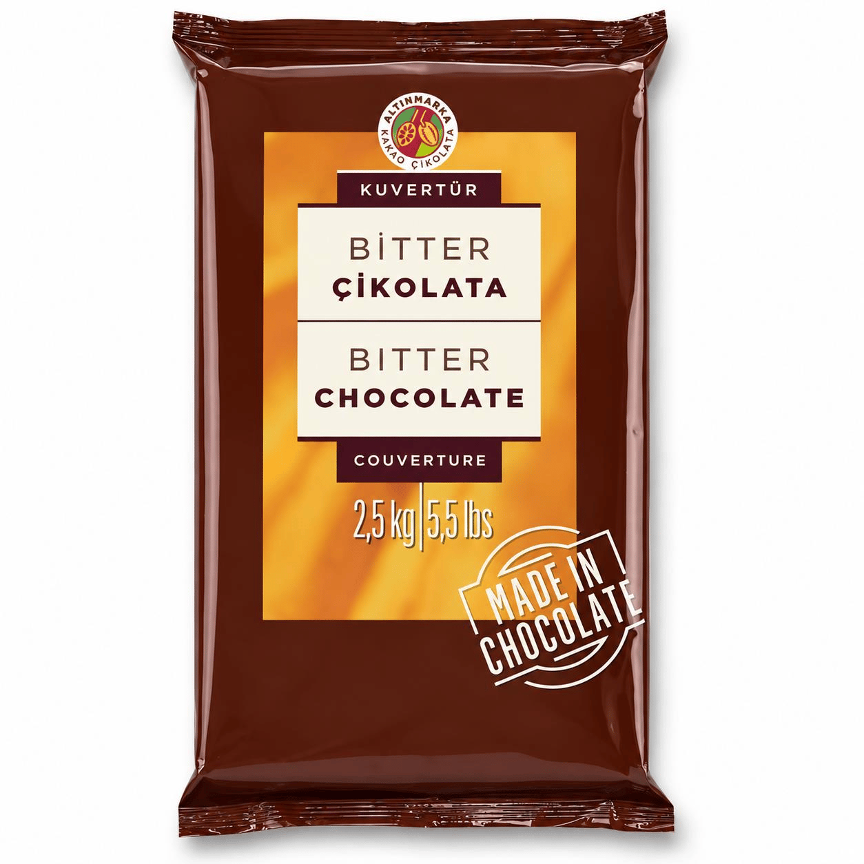 ALTINMARKAAltınmarka Bitter Kuvertür Çikolata 2,5 Kg