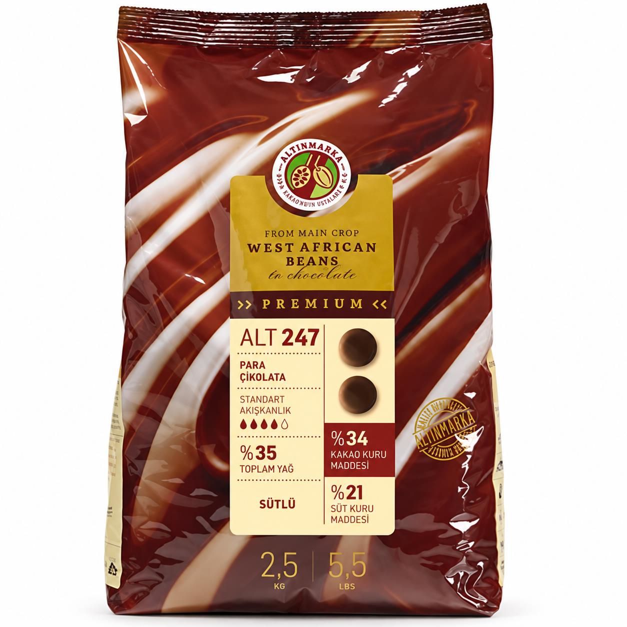 ALTINMARKAAltınmarka Sütlü Mini Para Çikolata 2,5 Kg