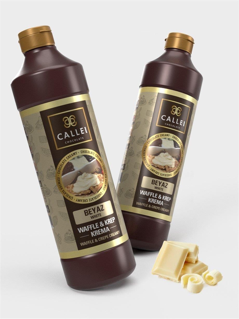 Callei Beyaz Waffle & Krep Sosu