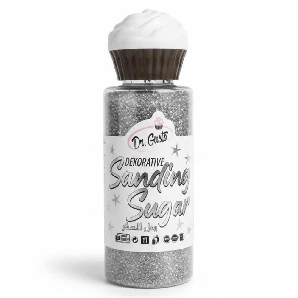Gümüş Sanding Şeker 100 Gr – Pasta, Kurabiye ve Tatlı Süsleme Şekeri