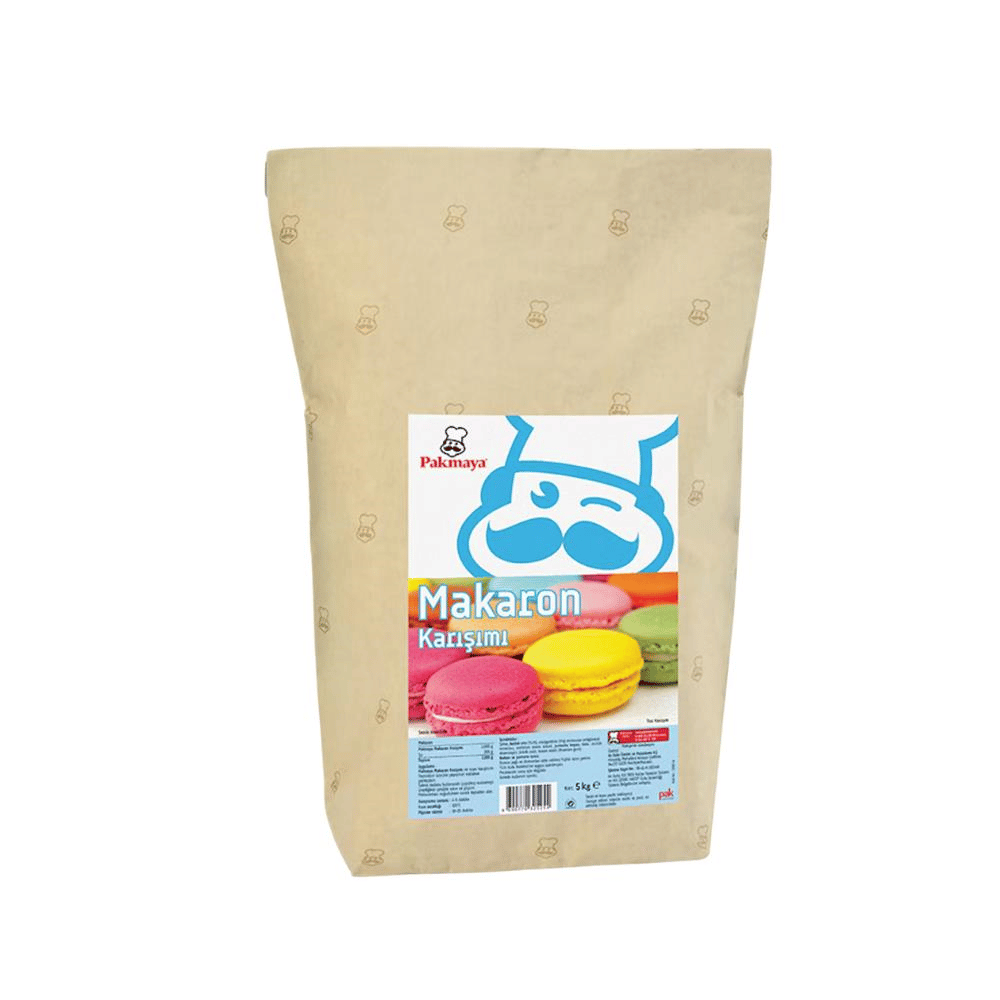 Pakmaya Makaron Karışımı 5 Kg  – Profesyonel Pastacılık İçin Hazır Miks