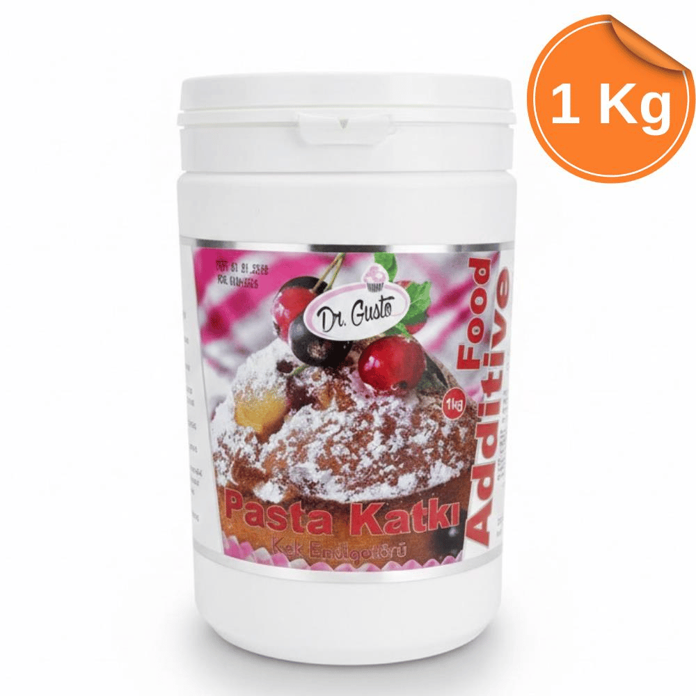 Pasta Katkı Maddesi Kek Emülgatörü 1 Kg – Yumuşak, Hacimli ve Geç Bayatlayan Kekler İçin