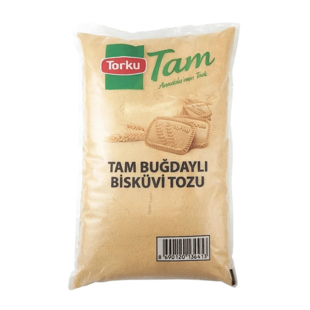 Torku Tam Buğday Bisküvi Tozu 1 Kg – Pasta, Cheesecake ve Tatlı Tabanı İçin Öğütülmüş Bisküvi