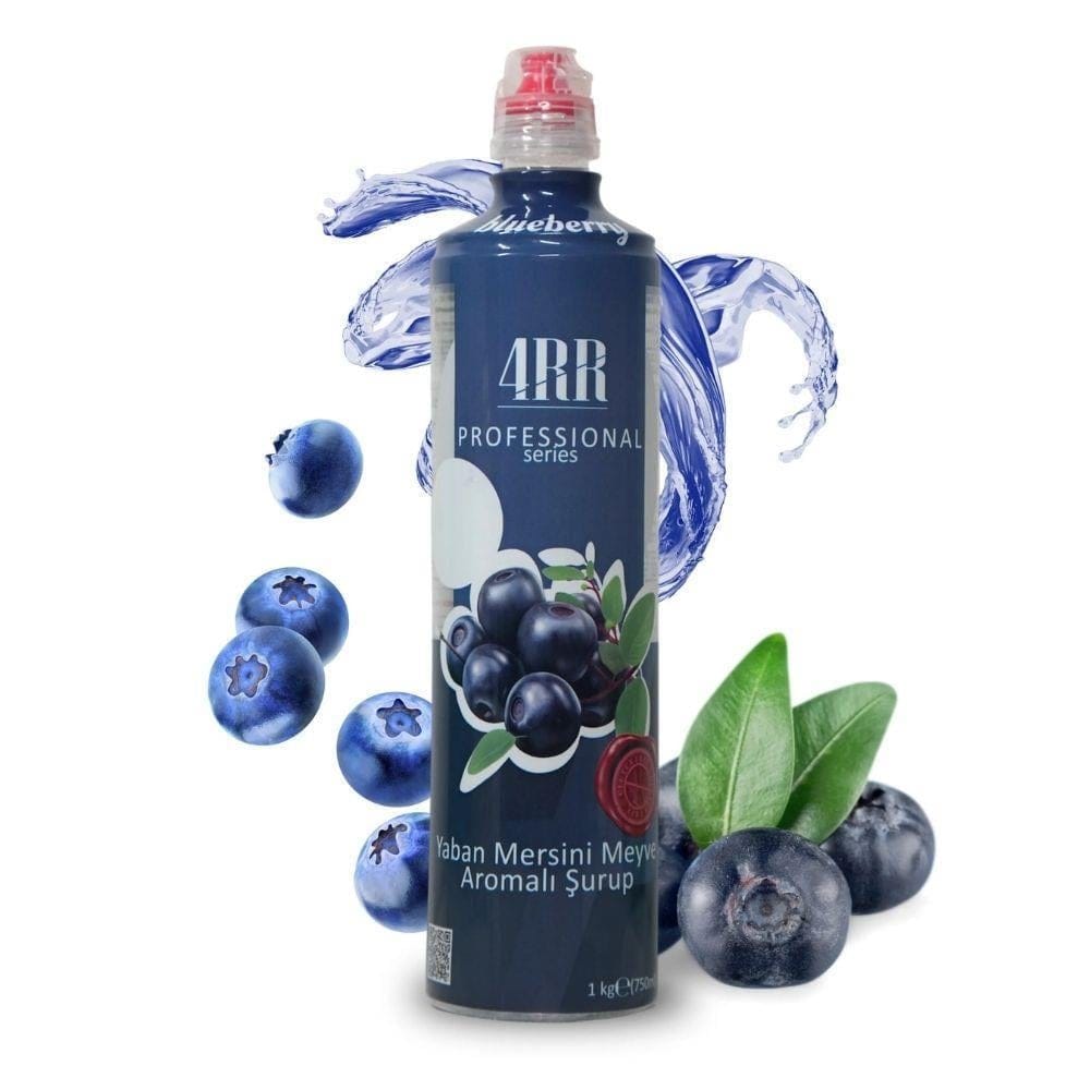 Yaban Mersini Aromalı Tropikal İçecek & Kokteyl Şurubu 750 ml