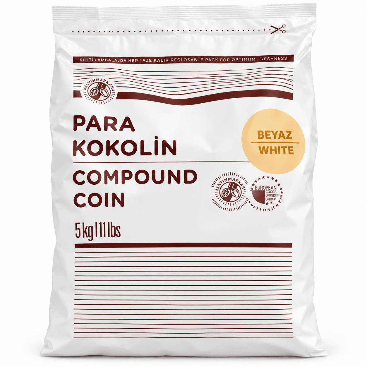 ALTINMARKAAltın Pul Beyaz Konfiseri 5 Kg
