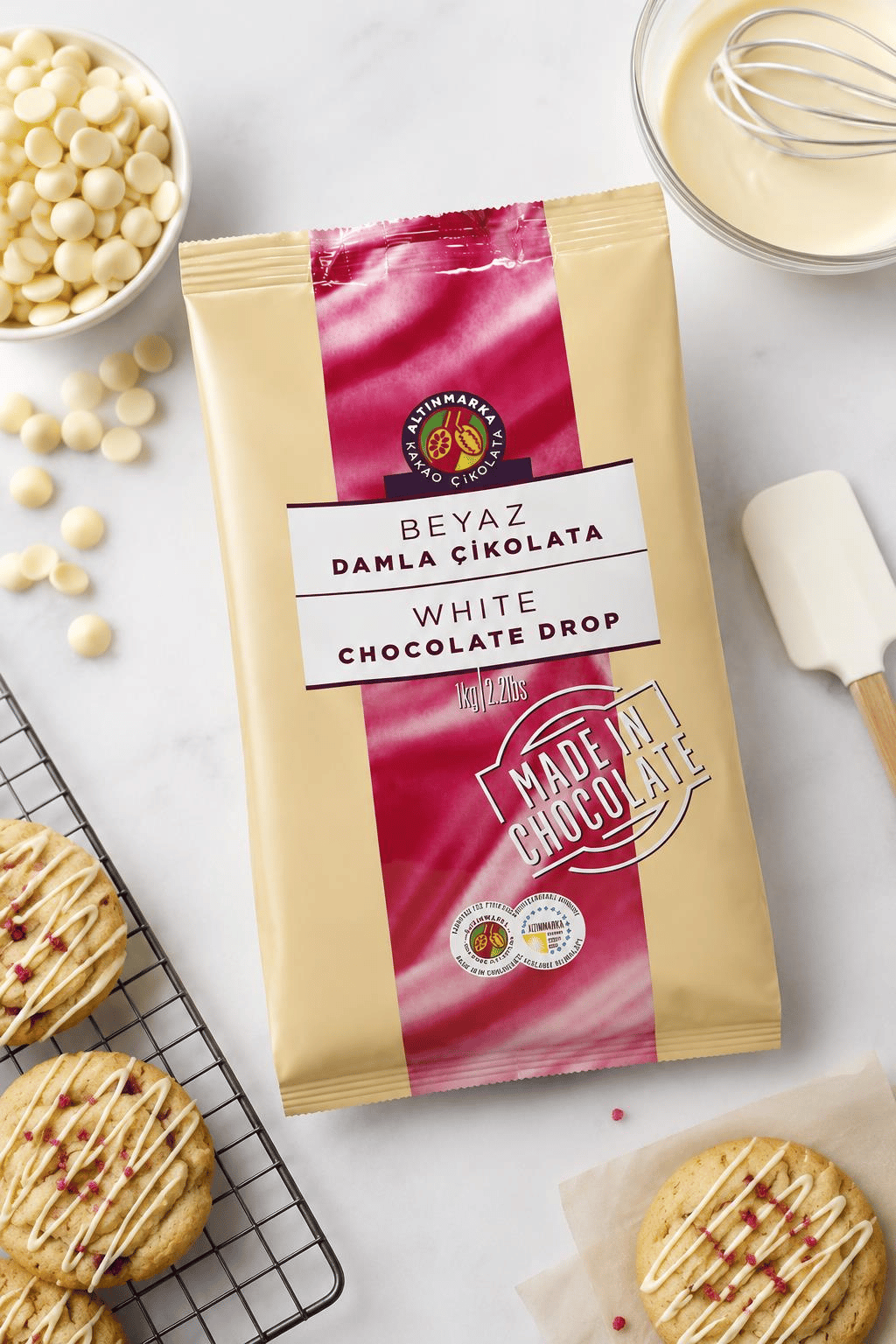 ALTINMARKAAltınmarka Beyaz Damla Çikolata 1 Kg