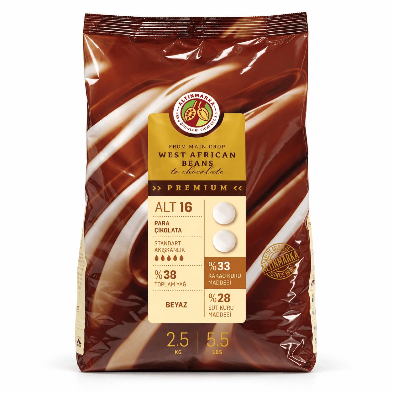 ALTINMARKAAltınmarka Beyaz Mini Para Çikolata 2,5 Kg