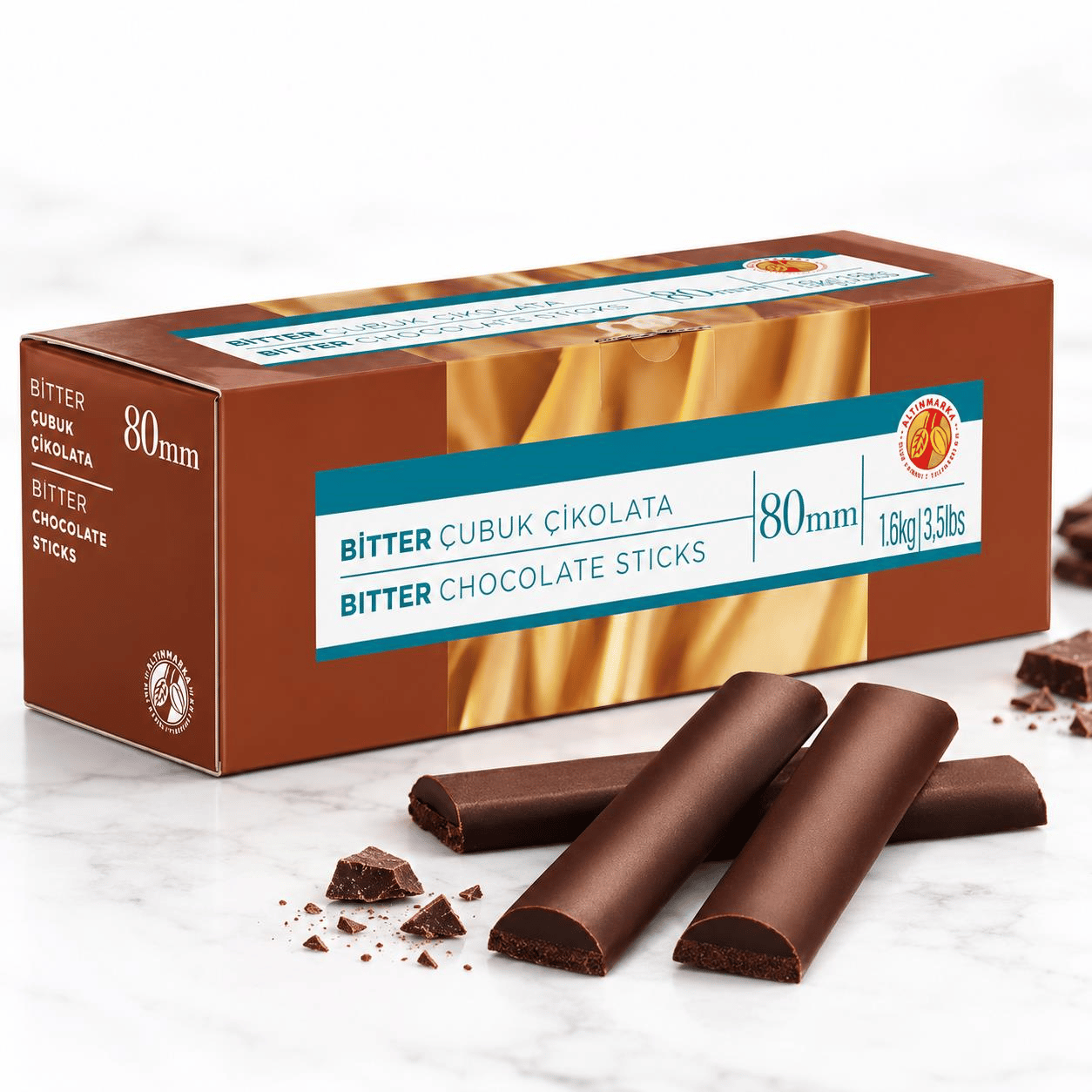 ALTINMARKAAltınmarka Bitter Çubuk Çikolata 1,6 Kg