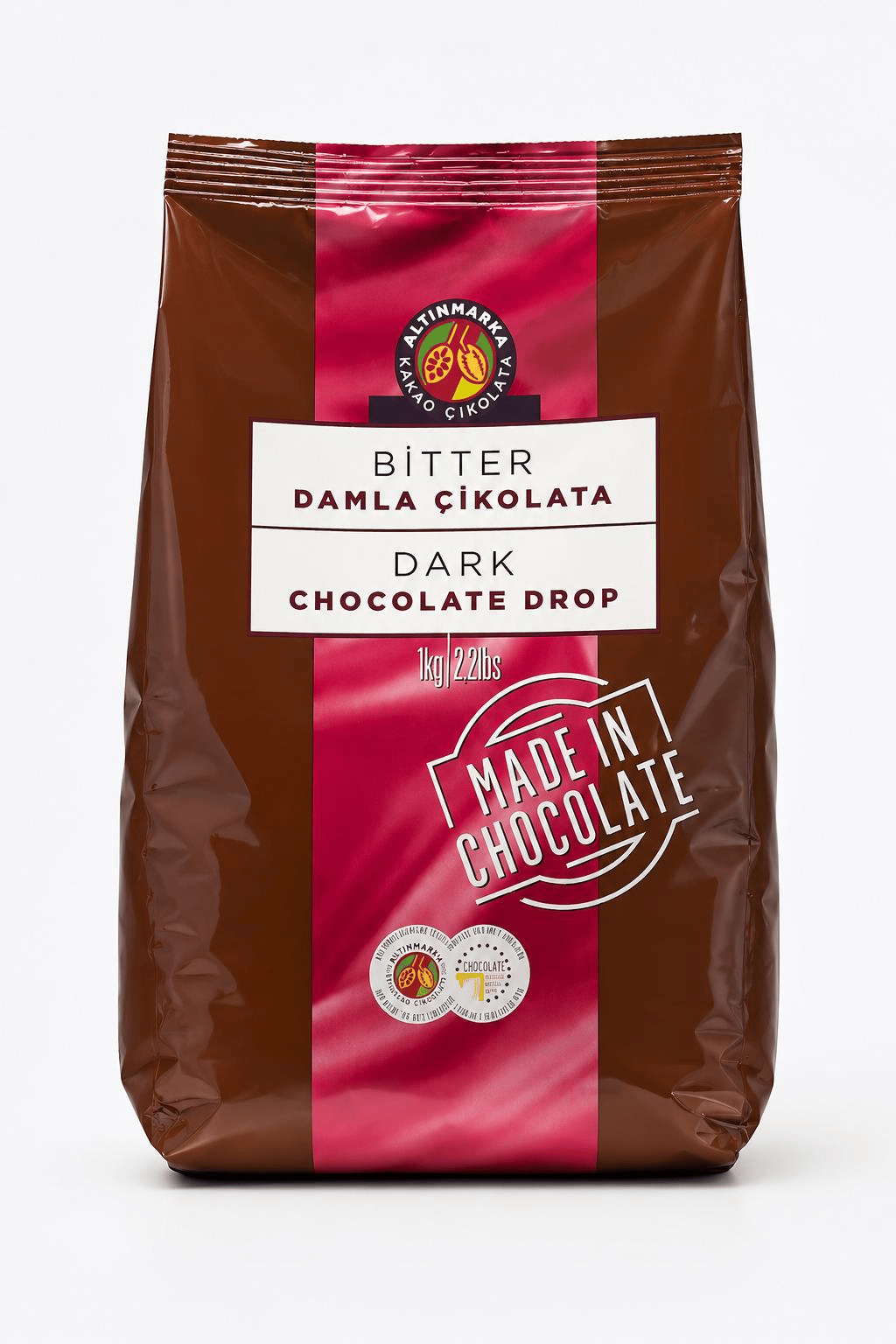 ALTINMARKAAltınmarka Bitter Damla Çikolata 1 Kg