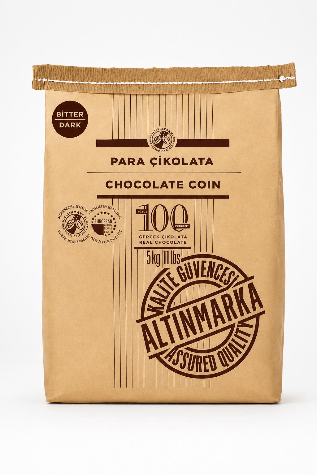 ALTINMARKAAltınmarka Bitter Pul (Para) Çikolata 5 Kg