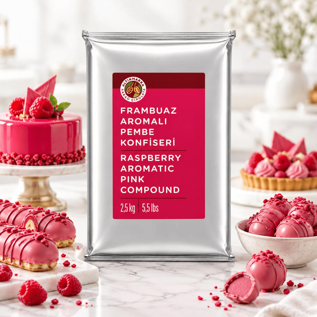 ALTINMARKAAltınmarka Frambuaz Aromalı Konfiseri 2,5 Kg