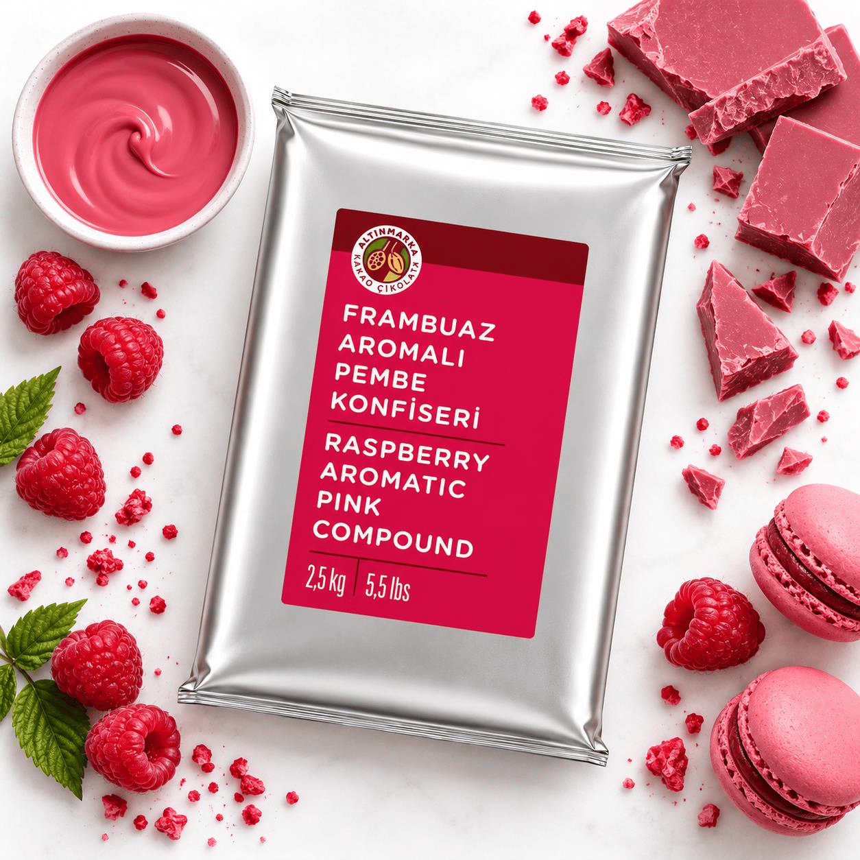 ALTINMARKAAltınmarka Frambuaz Aromalı Konfiseri 2,5 Kg