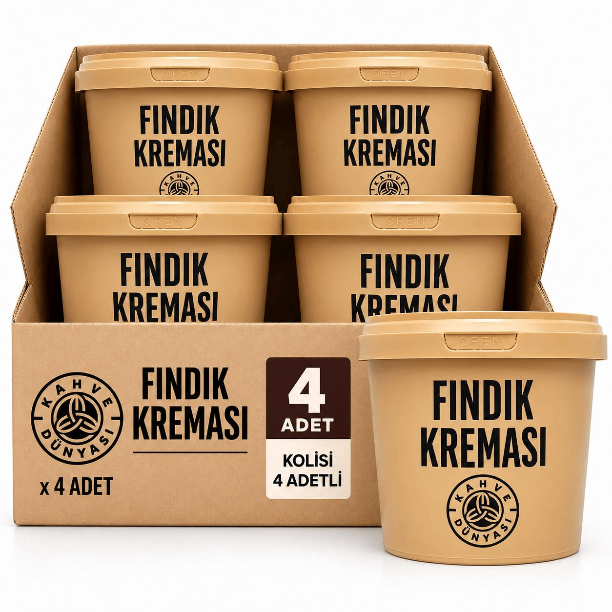 ALTINMARKAAltınmarka Kahve Dünyası Fındık Kreması 2,5 Kg x 4 Adet