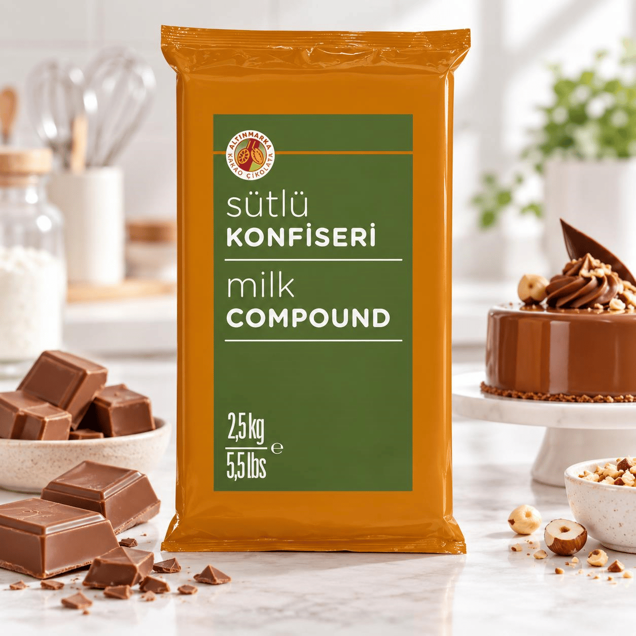 ALTINMARKAAltınmarka Sütlü Konfiseri 2,5 Kg x 10 Adet