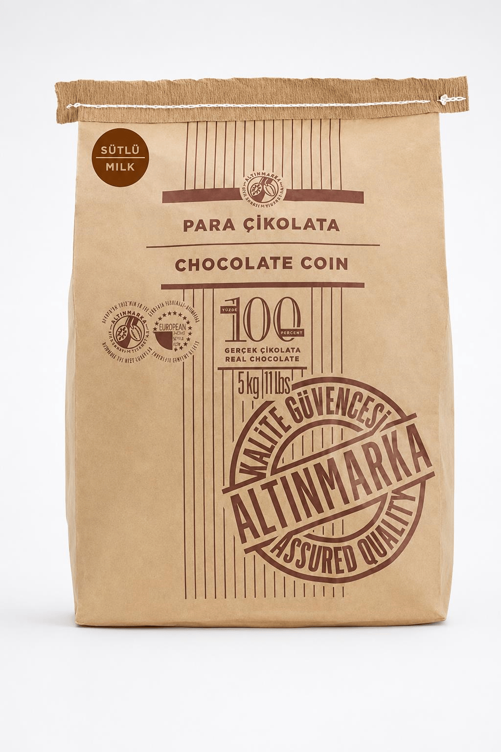 ALTINMARKAAltınmarka Sütlü Pul (Para) Çikolata 5 Kg