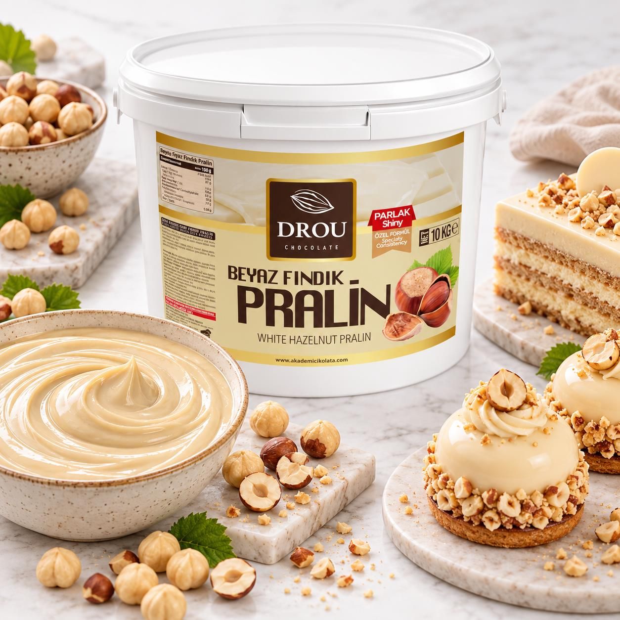 CalleiCallei Beyaz Pralin 10 Kg