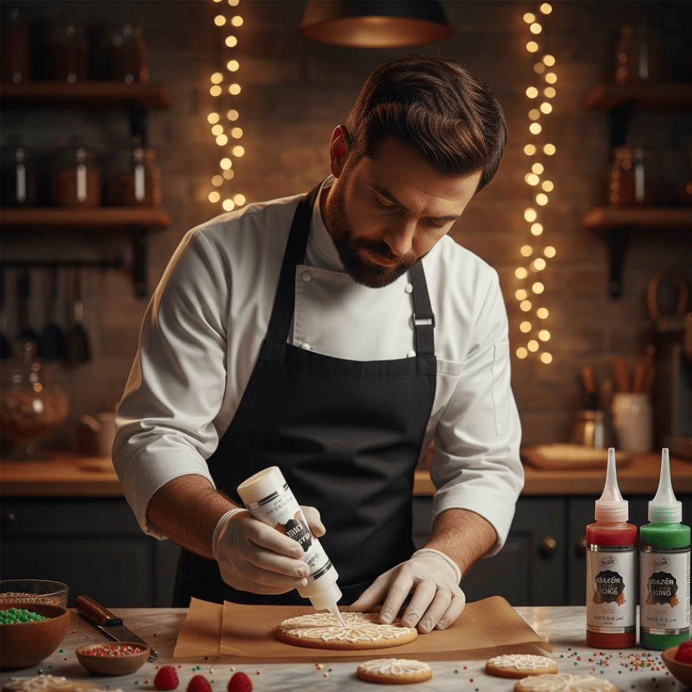 Glazür Cookie Icing Beyaz 150 GR – Kurabiye, Cupcake ve Pasta İçin Kullanıma Hazır Şeker Glazürü