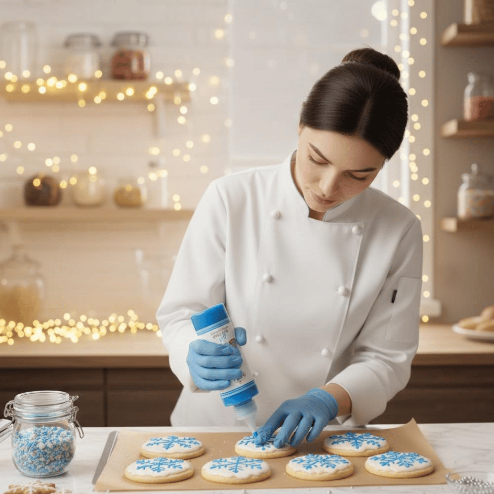 Glazür Cookie Icing Mavi 150 GR – Kurabiye, Cupcake ve Pasta İçin Kullanıma Hazır Şeker Glazürü