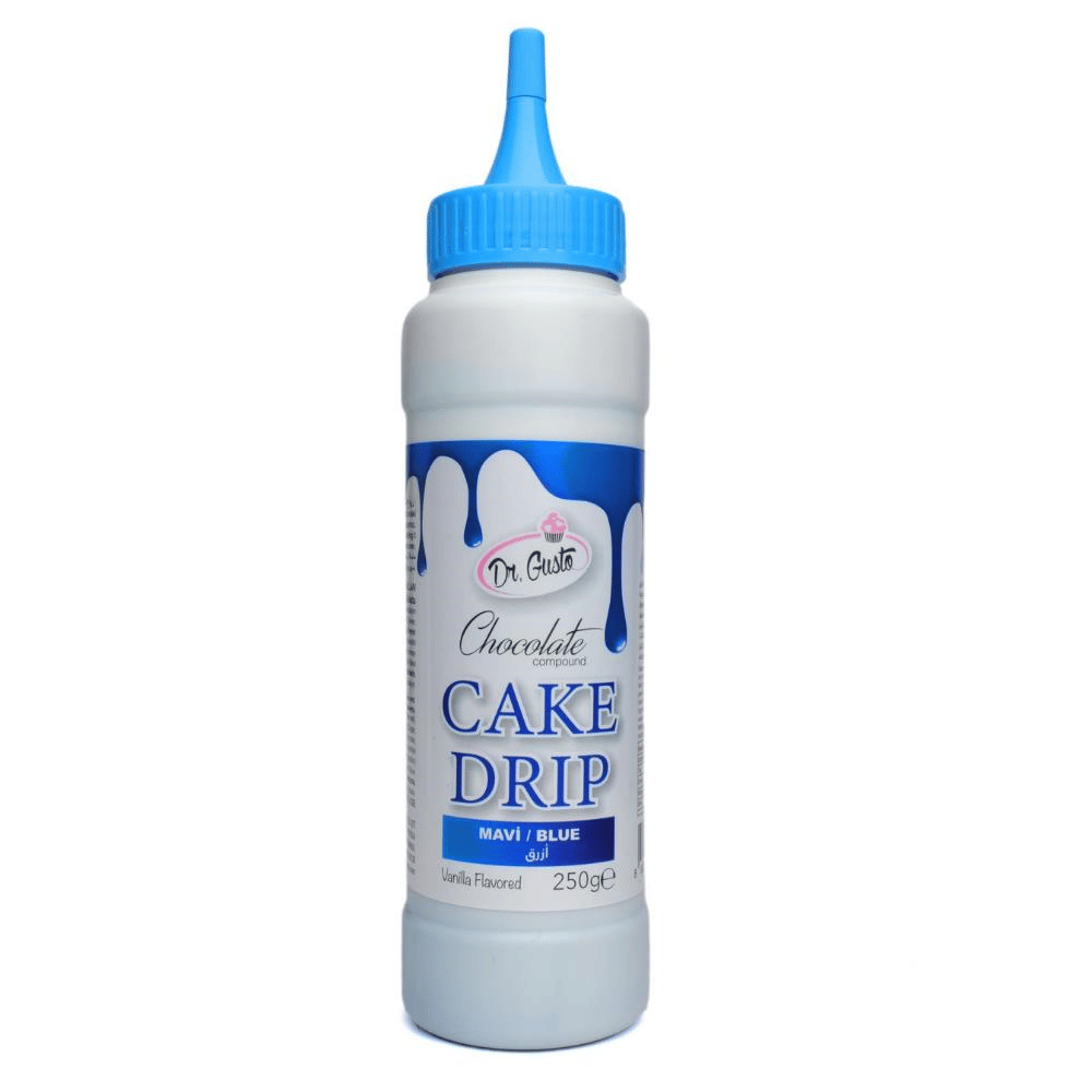 Mavi Cake Drip 250 g – Pasta, Kek ve Tatlı Üzeri Çikolata Kaplama Sosu
