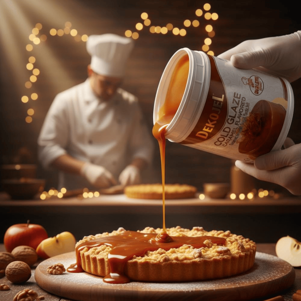 Ovalette Jöle Karamel 1 Kg – Pasta, Triliçe ve Tatlı Kaplama Jölesi