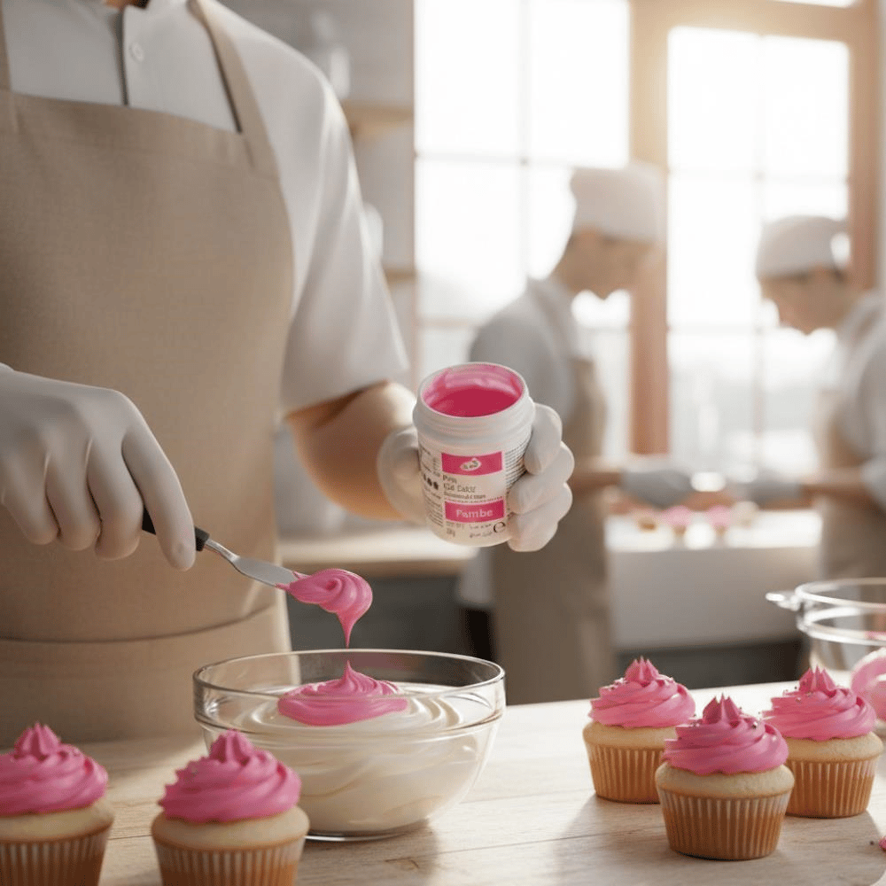 Pembe Jel Boya 30 Gr – Konsantre Jel Gıda Boyası