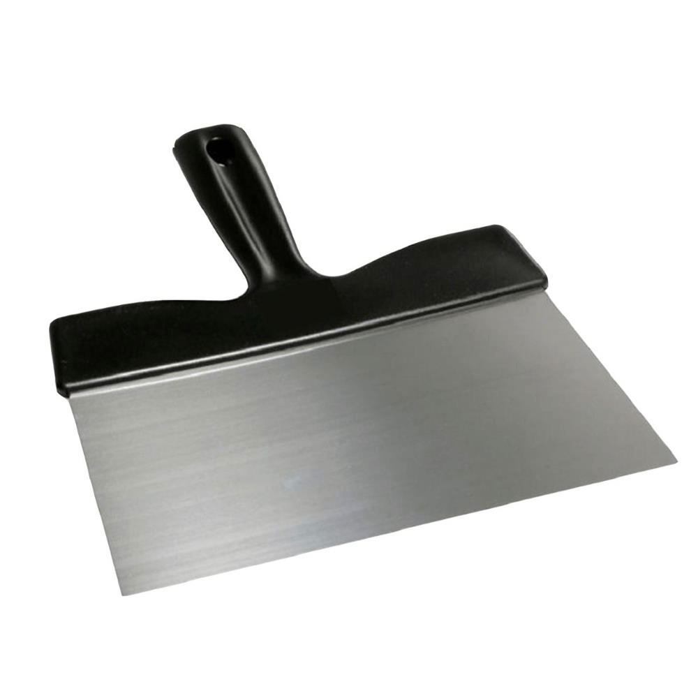 Profesyonel Çikolata Spatulası 21 cm | Paslanmaz Çelik Geniş Temperleme Spatulası