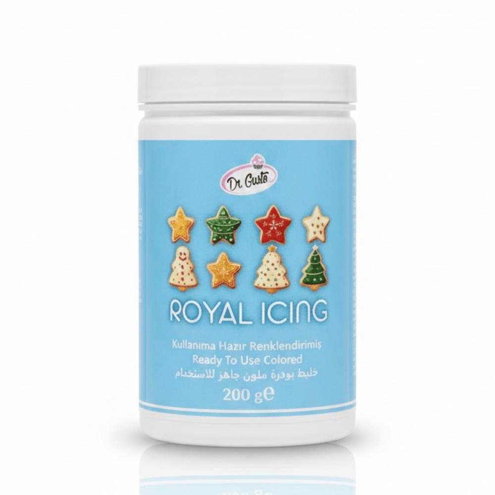 Royal Icing 200 Gr Mavi – Kurabiye, Pasta ve Şeker Hamuru Dekoru