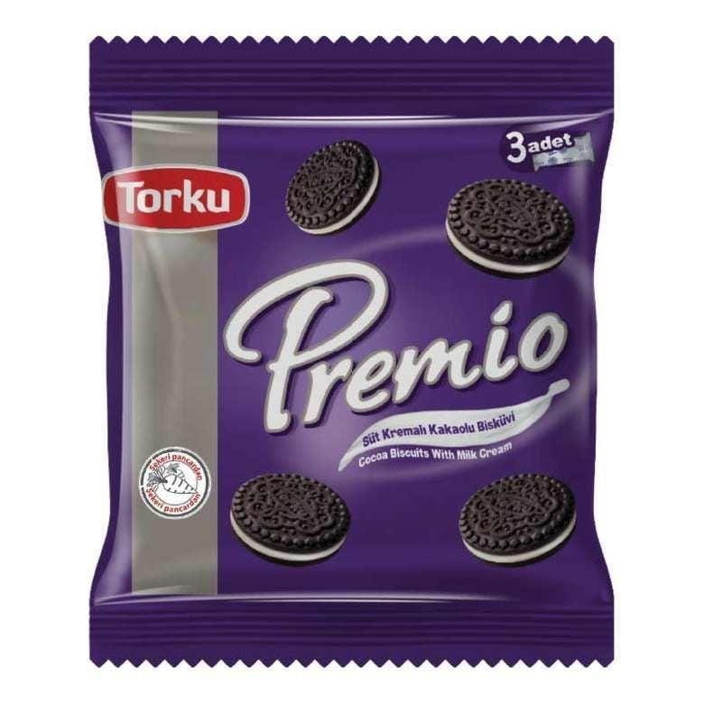 Torku Premio Kakaolu Bisküvi 8 Adet 3*86 Gr