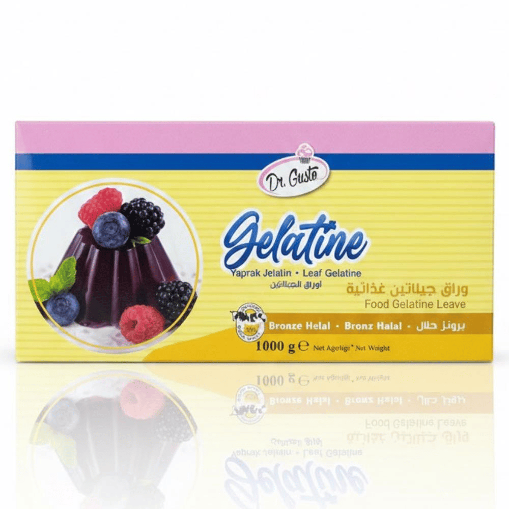 Yaprak Jelatin 1 KG – Sığır Jelatini %100 Helal Yerli Üretim